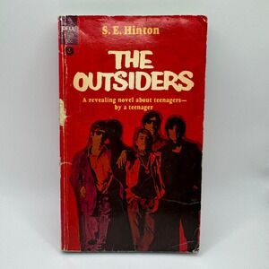 The Outsiders S E Hinton Dell Paperback Novel 1967 Classic Teen Literature